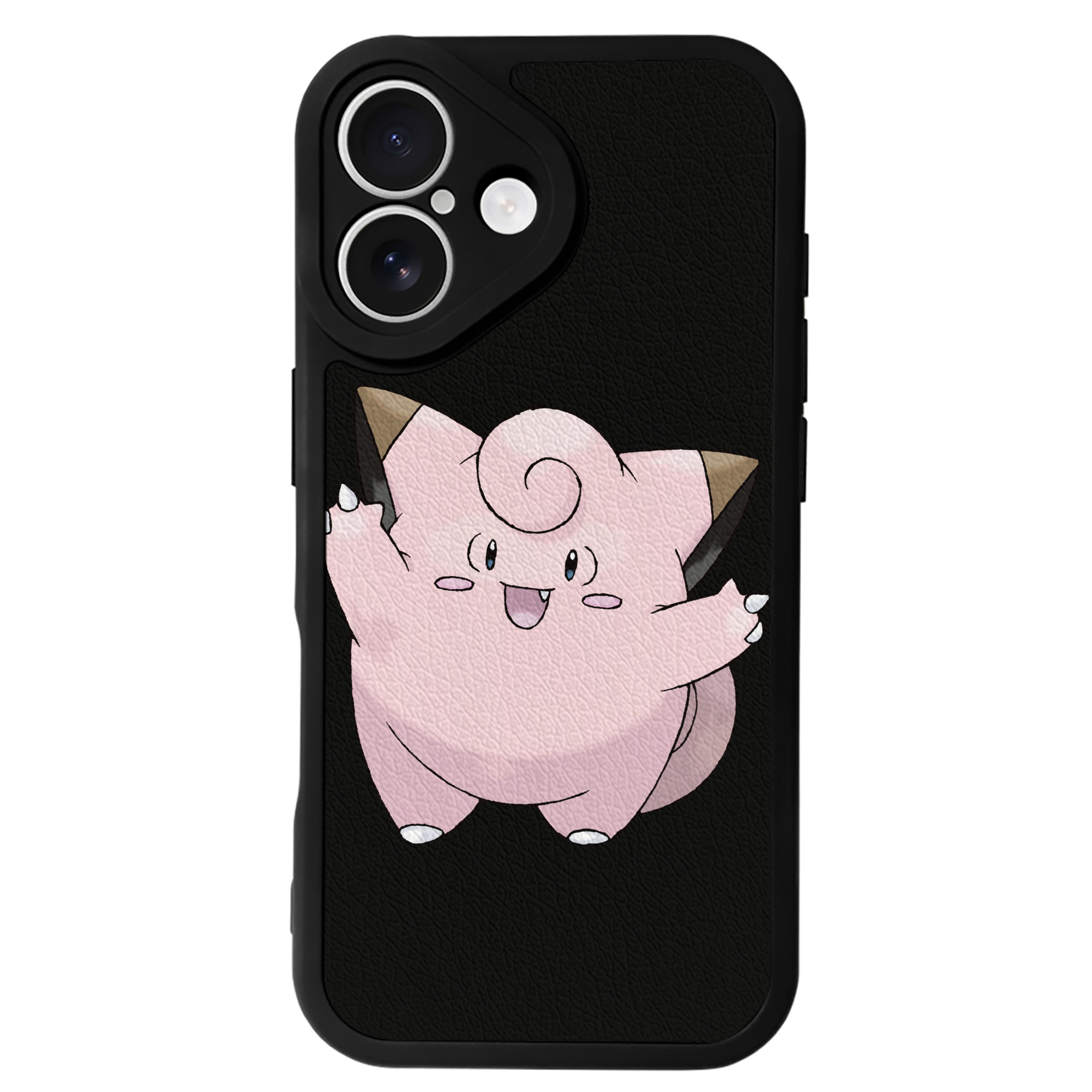 （画像用） ポケットモンスター Pokémon 【iPhone 16シリーズ対応】シリコンスマホケース（レザー調） 材質：シリコン